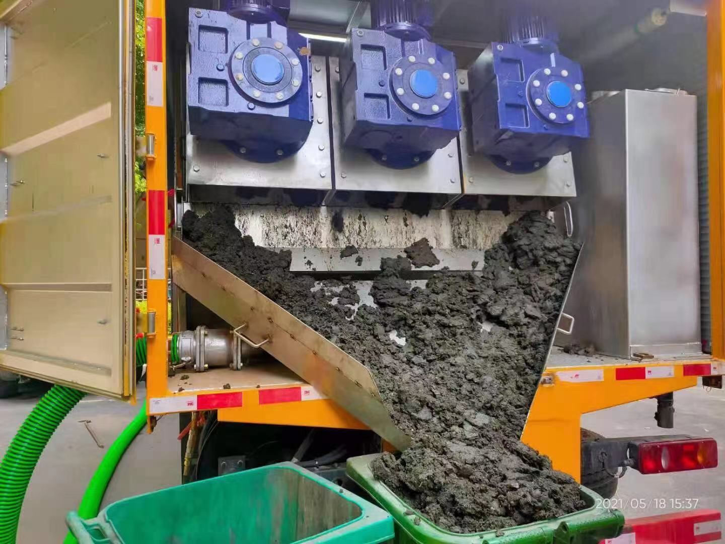 嵊泗化粪池清掏城市维护站-泥浆净化干湿分离处理